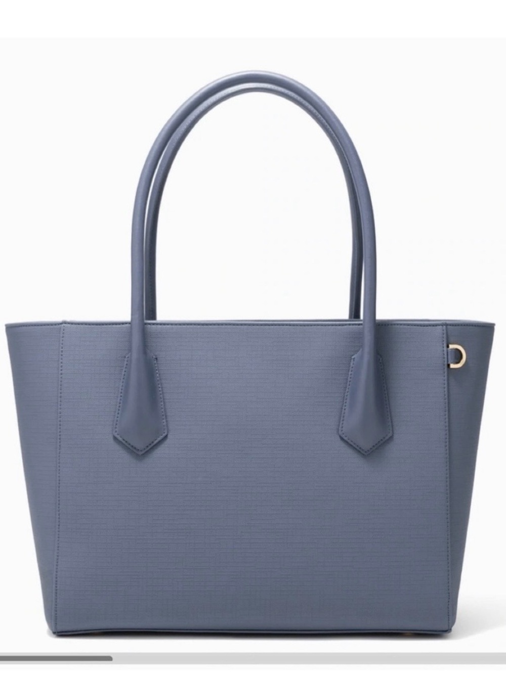 Dagne Dover Womens Legend Tote Bag Ash Blue Coated Canvas Feminine Laptop Work